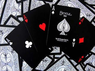 ไพ่ Bicycle Black Tiger ( Red Pips )