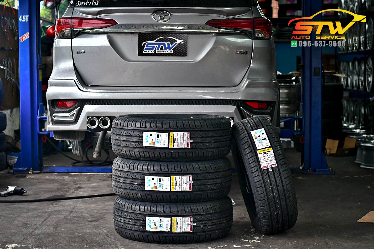 ยางใหม่ DUNLOP GRANDTREK PT3 265/60R18 110H