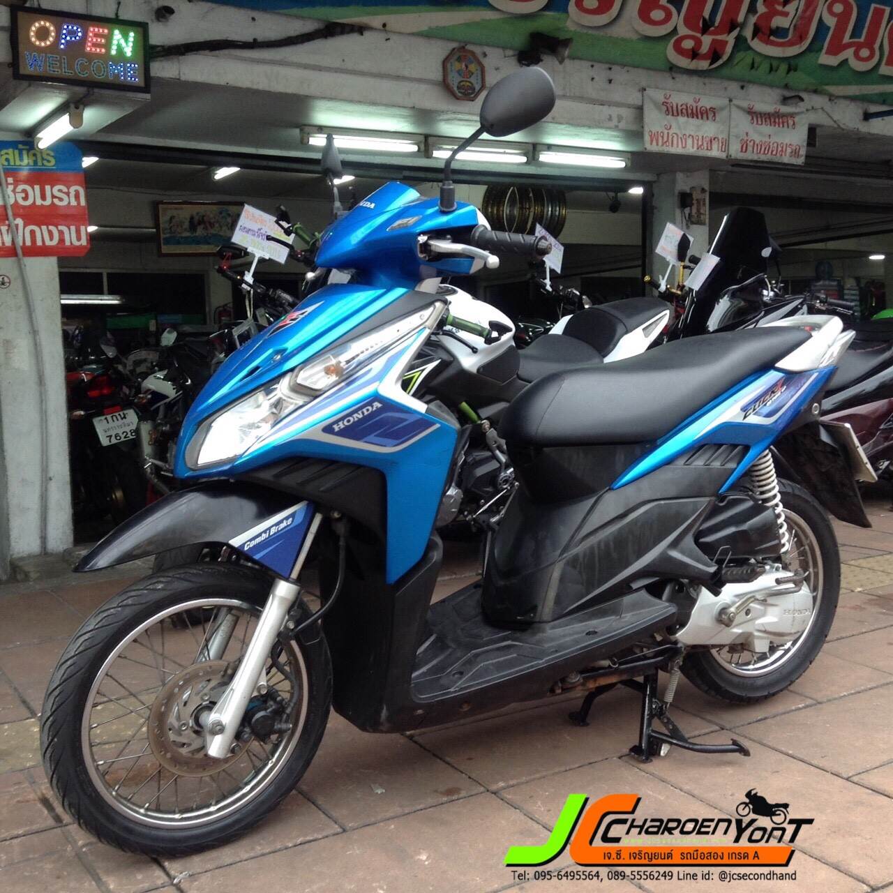 "รถบ้านมาใหม่" HONDA CLICK110i จดทะเบียนปี53 สภาพเดิมทั้งคัน ขี่ดีศุูนย์ตรง เครื่องเดิมเงียบ ชุดสีแท้ทั้งคันมีรอยบ้างตามการให้งาน