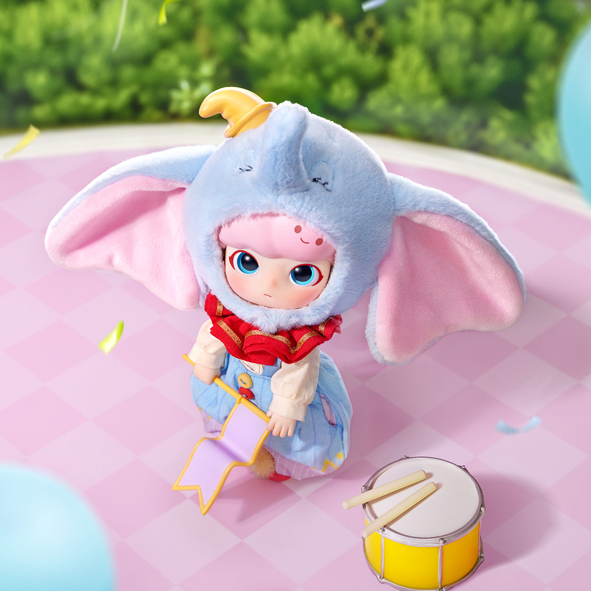 DIMOO × Dumbo Action Figure ความสูง 14 ซม. ของแท้จากช็อป POP MART Shanghai