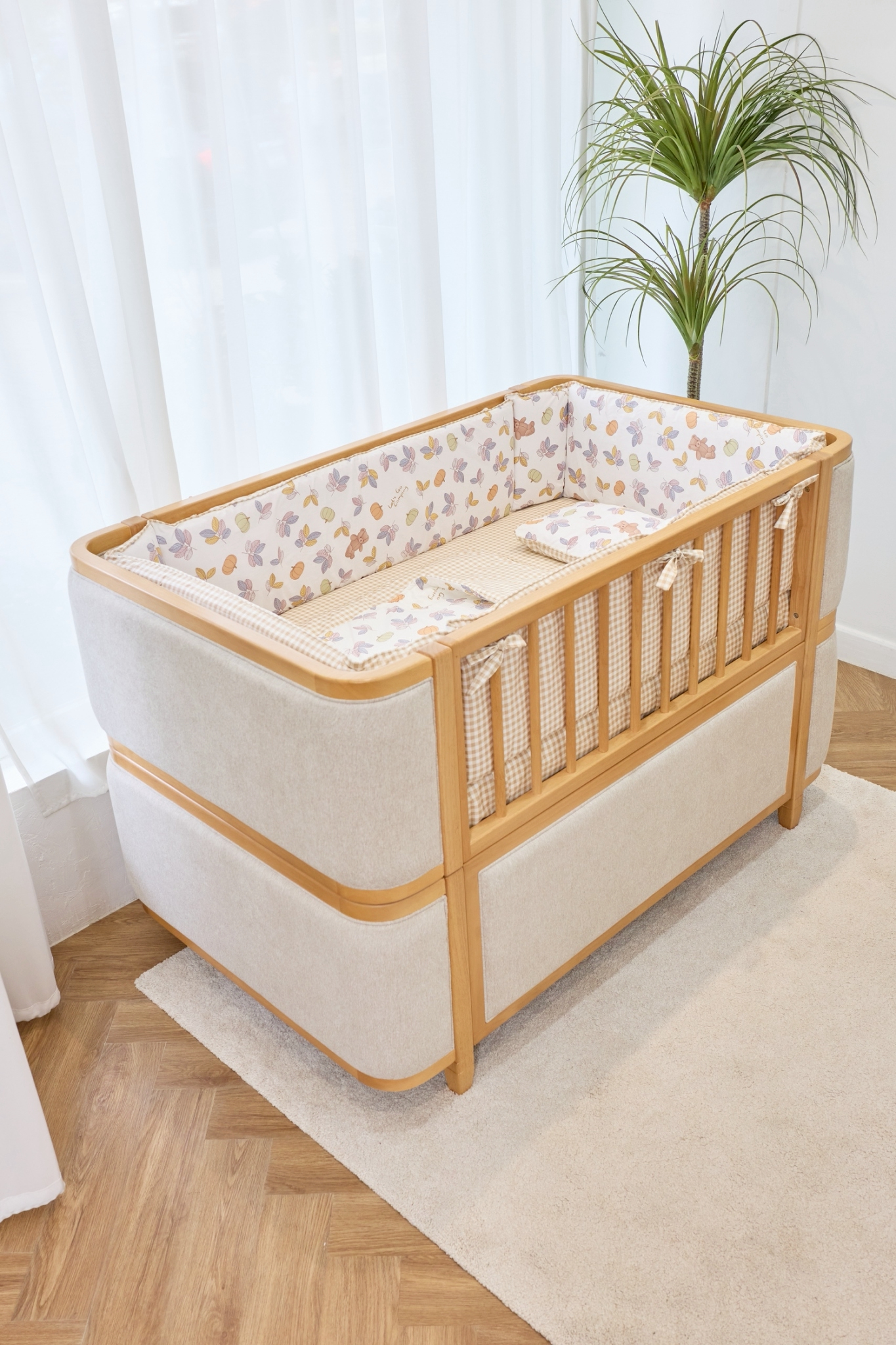 Idawin ชุดเครื่องนอนผ้า Cotton 100 % Bedding Set รุ่น Royal 9 in 1 Bear Brown