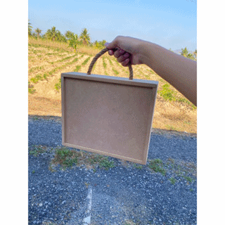 กล่องไม้ MDF.ฝาสไลด์