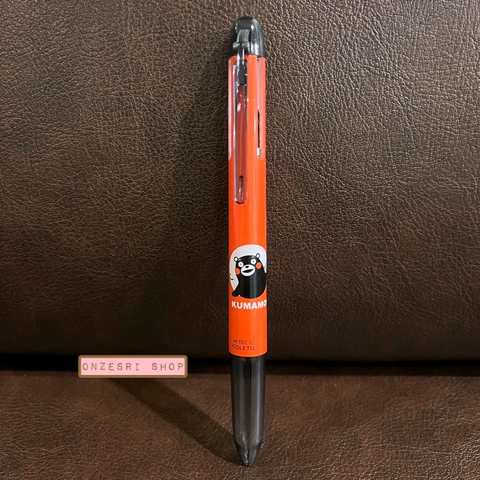 ปลอกปากกา Pilot Hi-Tec-C Coleto ใส่หมึกได้ 4 ไส้ แบบ Kumamon for Kumamoto Project (Limited จากญี่ปุ่น) มี 6 แบบให้เลือก