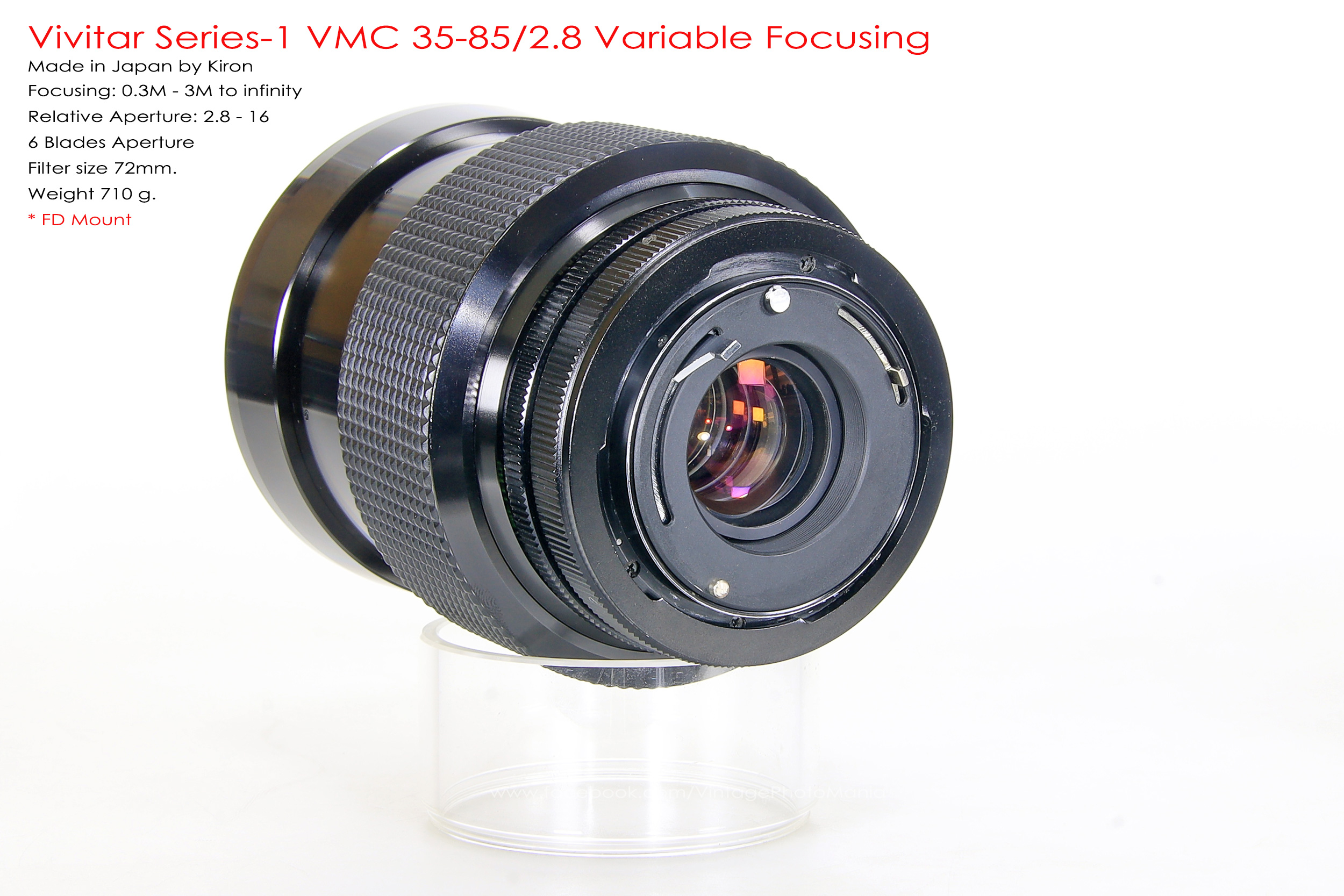 Vivitar Series-1 VMC 35-85/2.8 *FD Mount เลนส์ไวแสงที่หายากมากจากวิวิตา