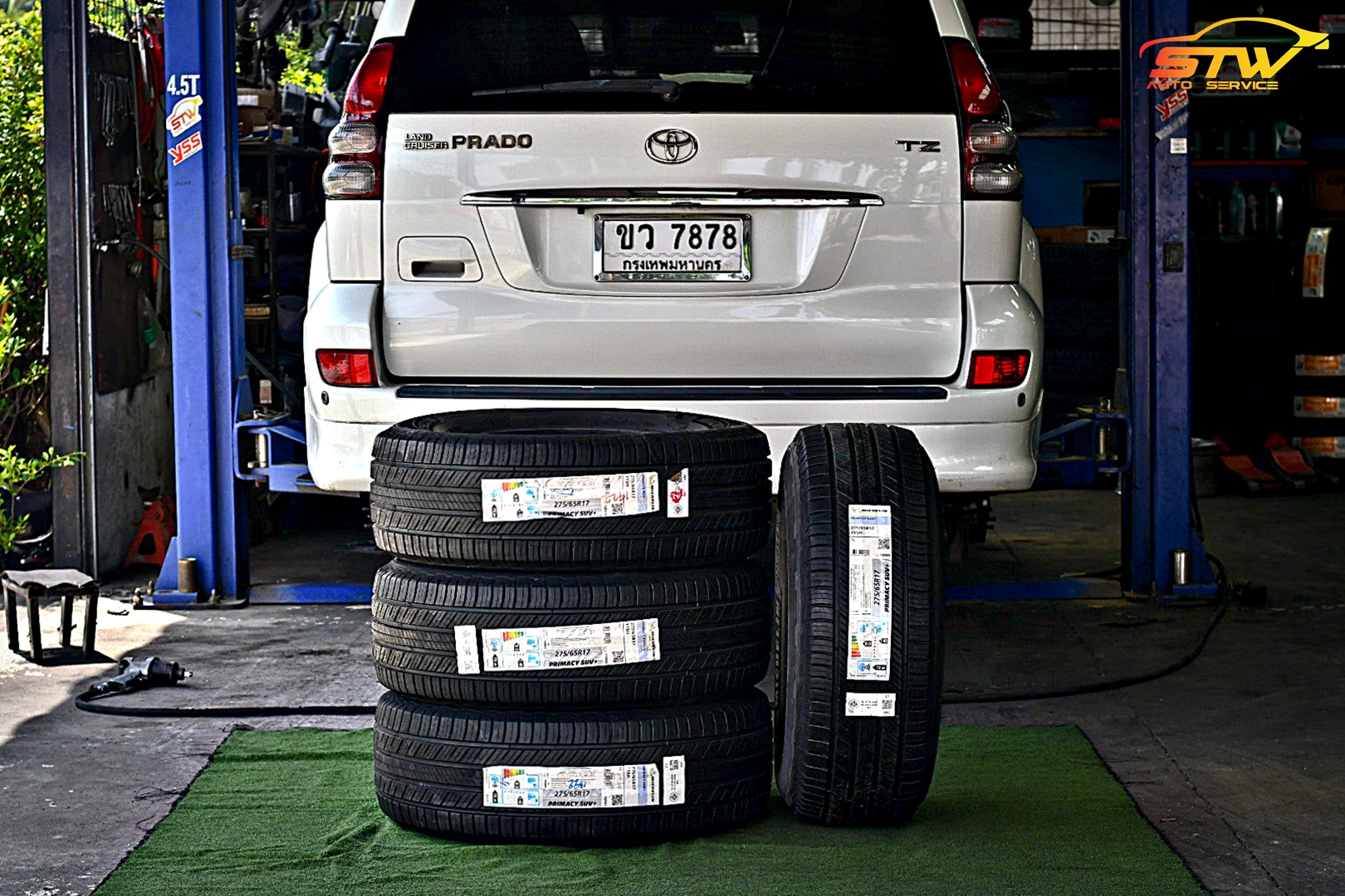 ยาง MICHELIN PRIMACY SUV+ 275/65R17 115H ติดตั้งใส่ TOYOTA Land Cruiser Prado