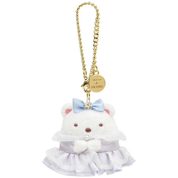 ที่ห้อยกระเป๋าตุ๊กตา Sumikko Gurashi x Maison de FLEUR Bag Charm (Limited) แบบ Shiro Kuma ขนาด 6 x 5 x 5 ซม.