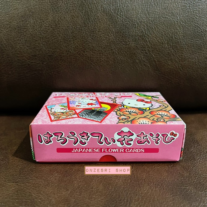 Hello Kitty Japanese Flower Cards ไพ่ Hanafuda (ไพ่ดอกไม้) ลาย Hello Kitty (Limited) เป็นไพ่ญี่ปุ่น ไว้เล่นหรือสะสมได้ ขนาด 10.5 x 7 x 3 ซม.