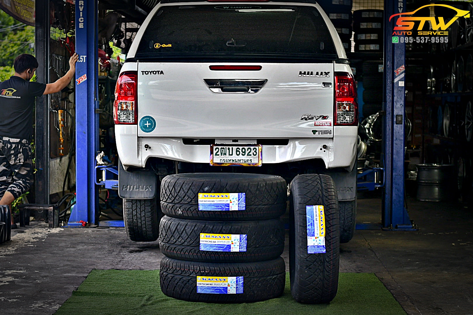 เปลี่ยนยาง TOYOTA REVO PRERUNNER SUMAXX 86S 265/60R18 110H