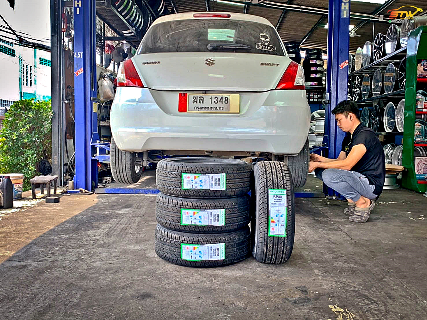 ยางใหม่ GOODRIDE RP88 195/55R15 85V