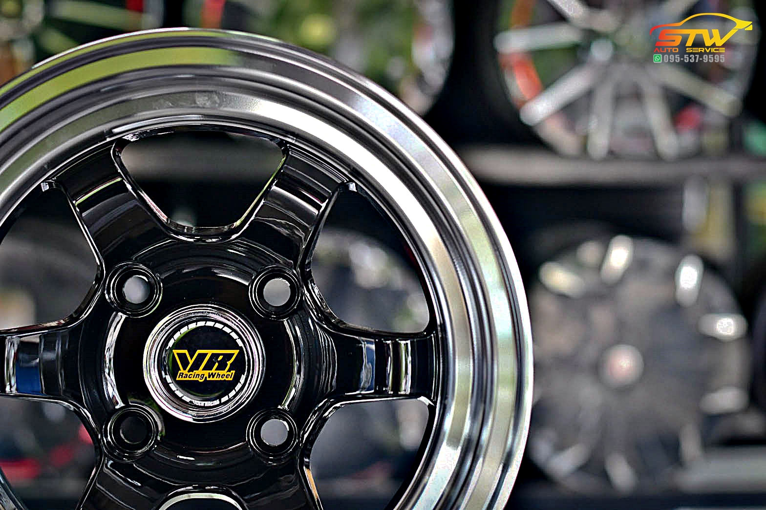 ล้อแม็กซ์ TE37v Mf-6013 12x7.5 Et-10 PCD:4x110 (BLP)