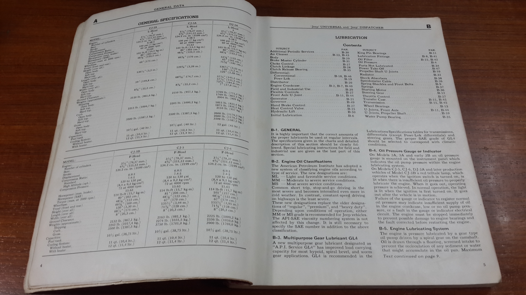 SERVICE MANUAL : Jeep UNIVERSAL - Jeep DISPATCHER