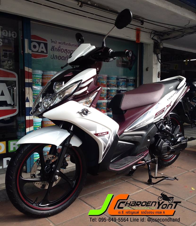 น้องๆนางฟ้าเลยคันนี้ อะไรจะสวยขนาดนี้ NOUVO SX ปลายปี 56 (หัวฉีด) รถ 8 พันโลแท้ สภาพรถจอดซะส่วนมาก เครื่องดีเดิมจัด
