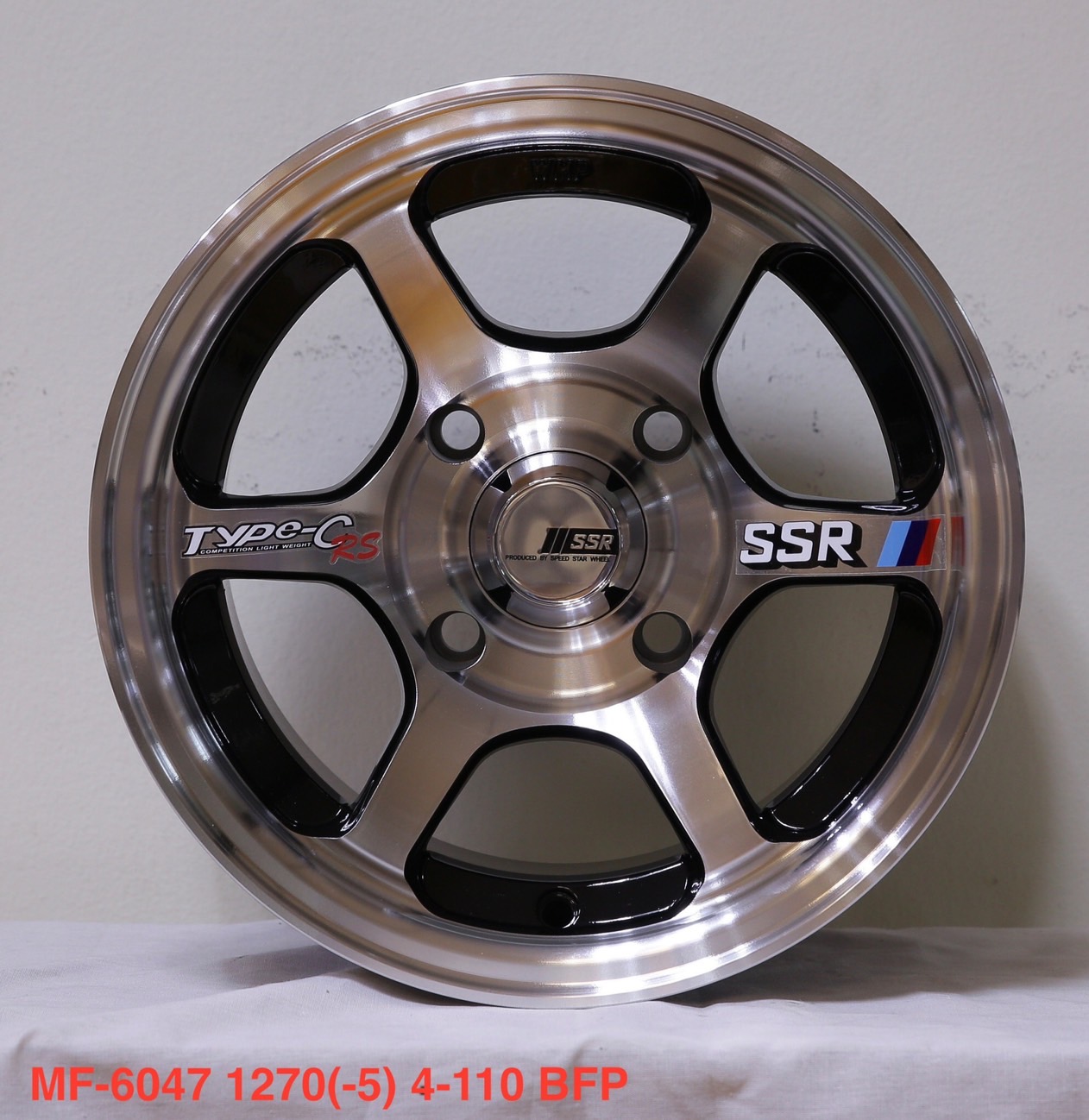 ล้อแม็กซ์ Type-C RS SSR Mf-6047 12x7.0 Et-5 PCD:4x110 (BFP)