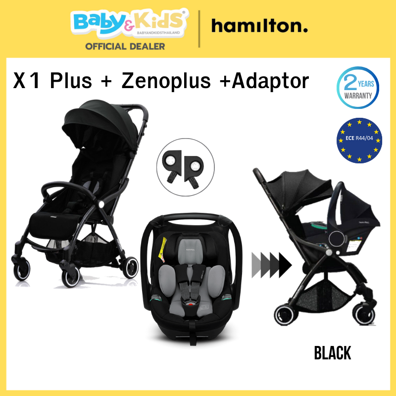 Hamilton รถเข็นเด็ก X1 Plus / Zenoplus / Adaptor - black