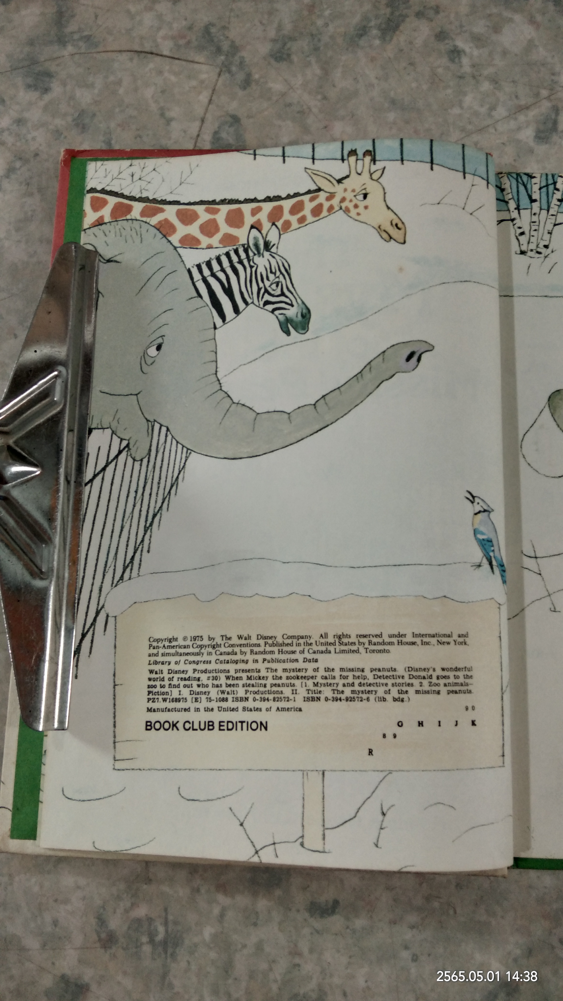 WALT DISNEY PRODUCTIONS : The Mystery of the Missing Peanuts