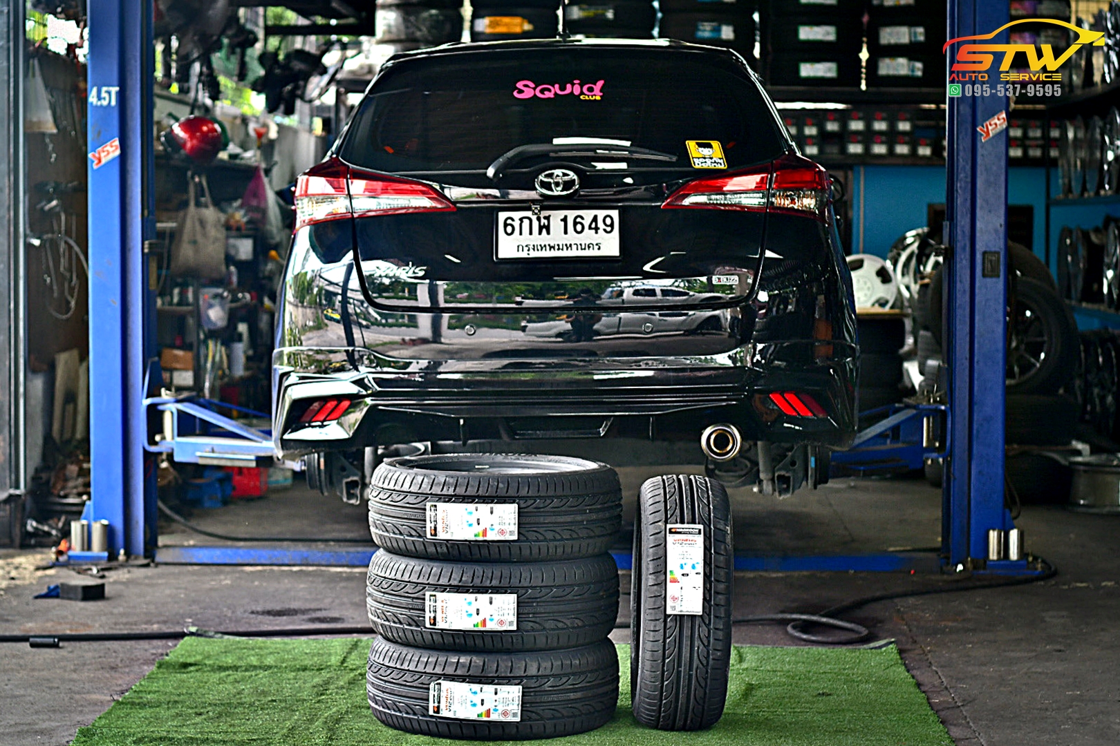 ยางใหม่ HANKOOK V12 Evo2 K120 195/55R15 85V