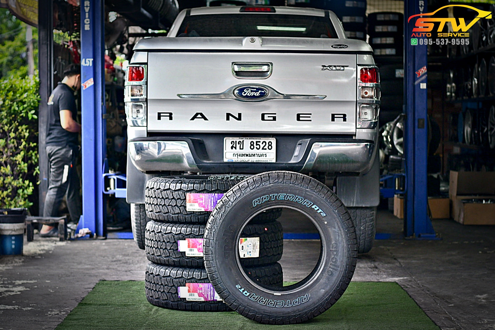 เปลี่ยนยาง FORD RANGER APOLLO APTERRA AT2 265/70R17 115T