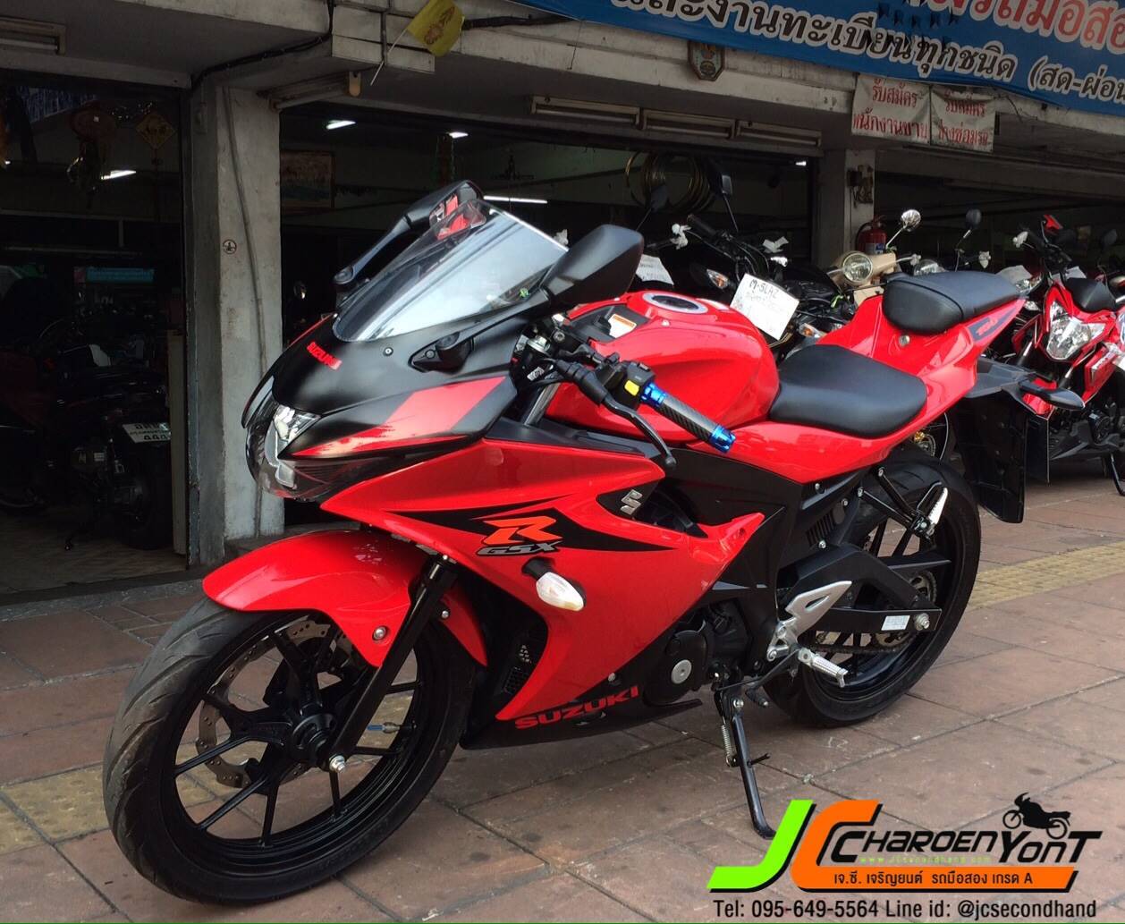 "รถบ้านมือเดียวสายสปอร์ต" SUZUKI GSX-R150 กุญแจรีโมท (Keyless) รถจดทะเบียนปลายปี2017