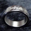 แหวนแม่เหล็ก PK Ring ลาย The Lord Of The Ring สีเงิน