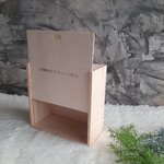 กล่องไม้สนแบบฝาสไลด์