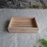 ถาดไม้สนใส่อาหาร