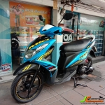 รถบ้านแท้มือเดียวสภาพสีโดนมาอีกแล้ว กับ YAMAHA MIO125i MX จดทะเบียนกลางปี57 สภาพสวยเดิมเครื่องไม่แกะ สตาร์ทติดง่ายศูนย์ตรง ชุดสีสวยแท้ทั้งคันไม่มีล้ม