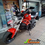 "รถบ้านมือเดียว" มาใหม่กันอีกคันแล้วค่ะ GPX DEMON 125 จดทะเบียนปลายปี 58 หน้าตาหล่อเลยคันนี้