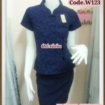 เสื้อหม้อห้อมผ้ากัดลาย