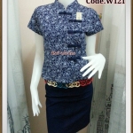 เสื้อหม้อห้อมพิมพ์ลาย