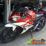 "เทพบุตรมาแล้ว ขวัญใจมหาชน" YAMAHA R-15 รถจอดใช้งานเพียง 4 พันโลเท่านั้น จดทะเบียนปี58 เครื่องดีเดิม แน่น เงียบ ฟิตเปรี๊ยะ ไร้ปัญหา ห้องเครื่องใสวิ้ง