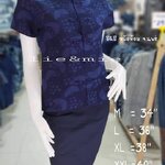 เสื้อ หม้อห้อมกัดลายหญิง