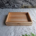 ถาดไม้ใส่อาหาร
