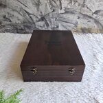 กล่องไม้สนแบบฝาล็อค