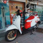 รถบ้านมาใหม่สภาพโดนใจ HONDA SCOOPY I จดทะเบียนปี 53 สภาพดีเห็นแล้วโดน เครื่องเดิมๆเงียบๆ ขี่ดีศูนย์ดี ชุดสีแท้ติดรถทั้งคันรอยน้อยมาก