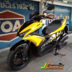 "รถอายุ 2 เดือนไมล์ 1พันโล" YAMAHA AEROX155 จดกลางปี 61 สภาพแฝดป้ายแดงชัดๆ เครื่องไม่ต้องสืบ ชุดสีแท้ติดรถทั้งคัน