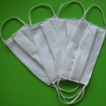 ผ้าปิดจมูก ผ้า TC สีขาว