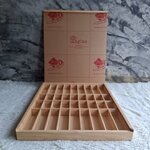 กล่องไม้ฝาสไลด์อะคริลิคใส