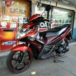 รถบ้านเทิร์นมา YAMAHA NOUVO 125SX จดทะเบียนปี 56 สภาพเดิมทั้งคัน เครื่องดีขี่ดี ชุดสีแท้ทั้งคัน