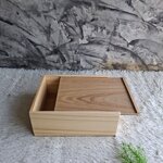 กล่องไม้สนฝาสไลด์