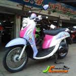 "รถบ้านเทิร์นมาสภาพน่าใช้" ดาวน์เริ่มต้น 4,500 (ไม่รวมประกันรถหาย) กับ YAMAHA FINO FI ~Fashion~ จดทะเบียนกลางปี57สภาพสวยเดิม