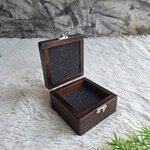 กล่องไม้สนฝาล็อคสัวอลนัท