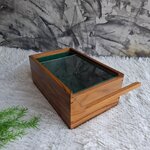 กล่องไม้สักฝาสไลด์