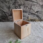 กล่องไม้สนรุปแบบฝาล็อค