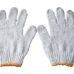 ถุงมืออุตสาหกรรม 7 ขีด ขอบเหลือง