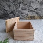 กล่องไม้แบบฝาครอบ