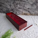 กล่องไม้สักฝาสไลด์ อครีลิคใส