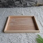 ถาดไม้สน