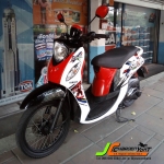 รถบ้านสภาพดี ปีก็ใหม่ มาอีกคันแล้วจ้า YAMAHA FINO FI จดทะเบียนปี 58 รถเดิมจัดเลยคะ เครื่องดีนิ่ม เงียบไม่เคยแกะ สตาร์ติดง่ายเบานิ่ง