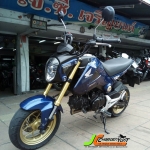 "รถบ้านมือเดียวมาอีกแล้ว" HONDA MSX125 จดทะเบียนกลางปี 57 ตัวล้อทอง ตัวรถสีน้ำเงินยอดนิยม เครื่องดีเดิม