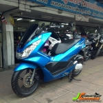 "รถบ้านแท้มือเดียวสวยมาใหม่จ้า" HONDA PCX150 Smartkey~เตาแก๊ส~ จดทะเบียนปลายปี59 สภาพดีเครื่องเดิม สีแท้ทั้งคัน น้ำเงินโดนใจ
